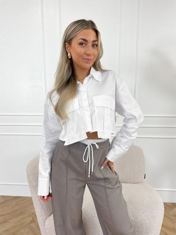 Levoire | Croppipaita Top Valkoinen