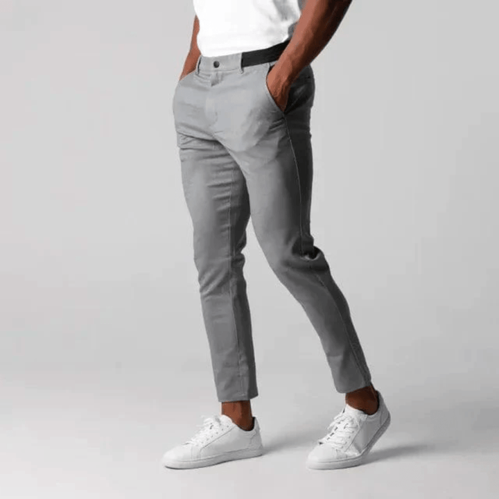 Levoire | Pantalons Décontractés Élégants Gris