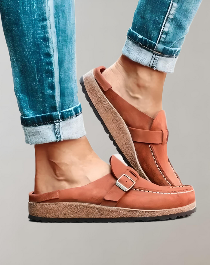 Levoire | Basse Chaussure Avec Boucle Pour Chaussures De Loisirs Orange