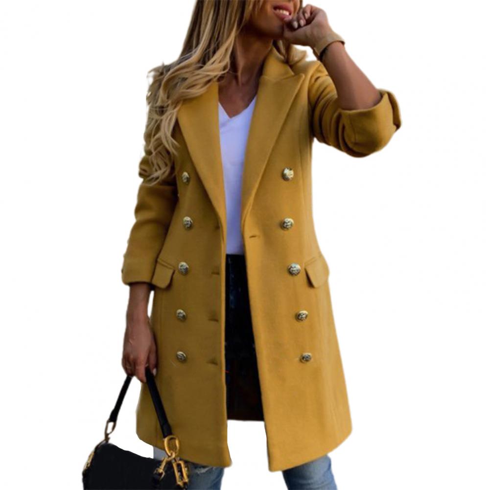 Levoire | Veste À Double Poitrine Jaune
