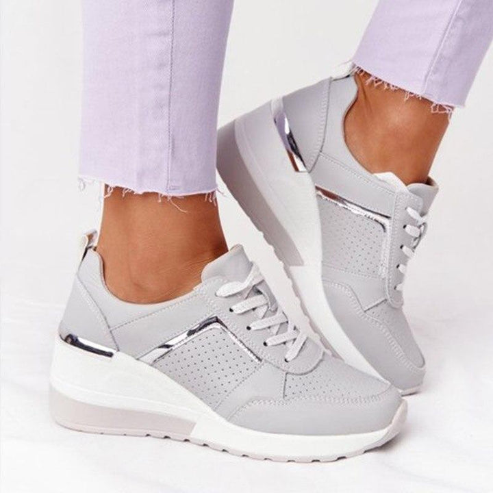 Levoire | Sneakers Confort Avec Talons Hauts Gris