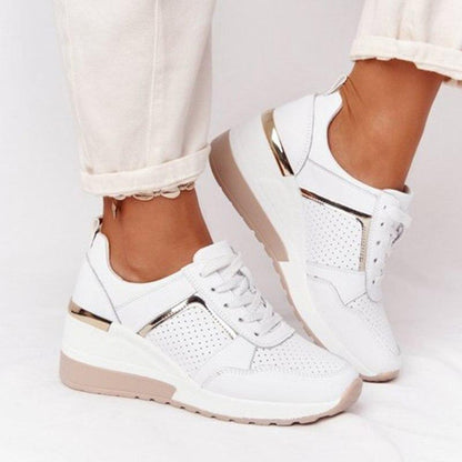Levoire | Sneakers Confort Avec Talons Hauts Blanc