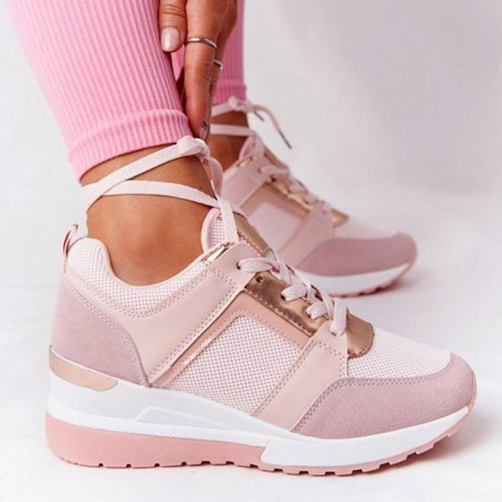 Levoire | Sneakers Confort Avec Talons Hauts Rosa