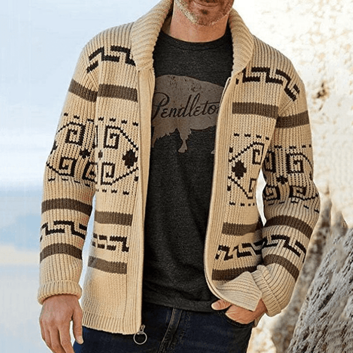 Levoire | Sweat Jacquard Zippé Homme