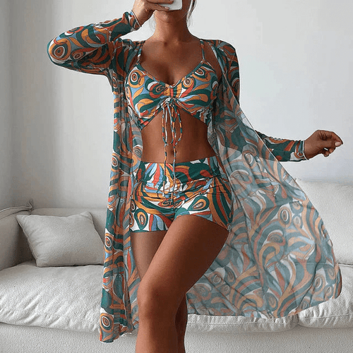 Levoire | Bikini 3 Pièces avec Cardigan