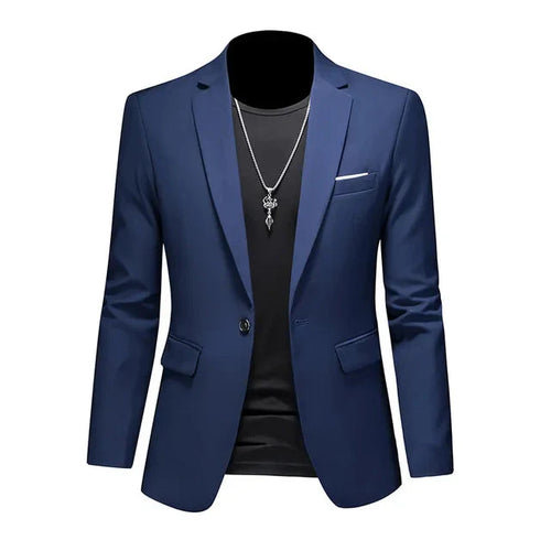 Levoire | Veste Pour Hommes Slim Fit À Un Bouton Vêtements Formels