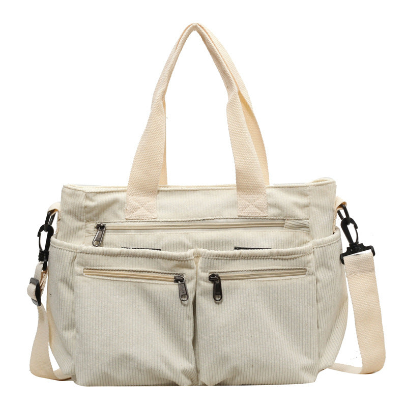 Levoire | Sac en cordon sophistiqué Crème blanc