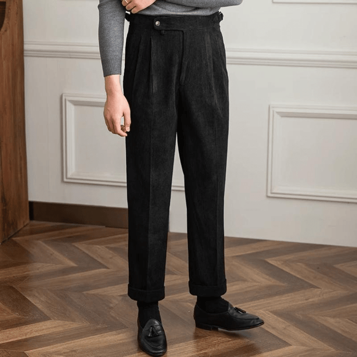 Levoire | Pantalon Cordura Rétro Homme Noir
