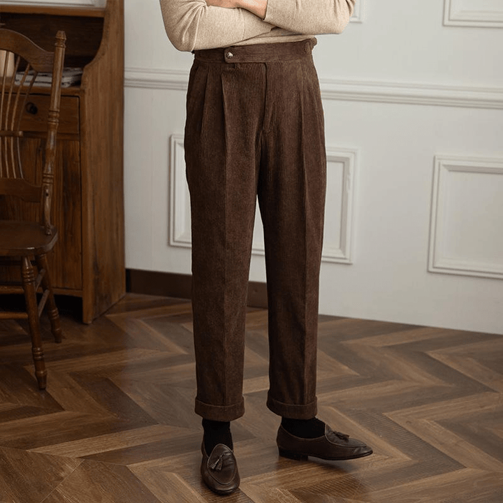 Levoire | Pantalon Cordura Rétro Homme Braun