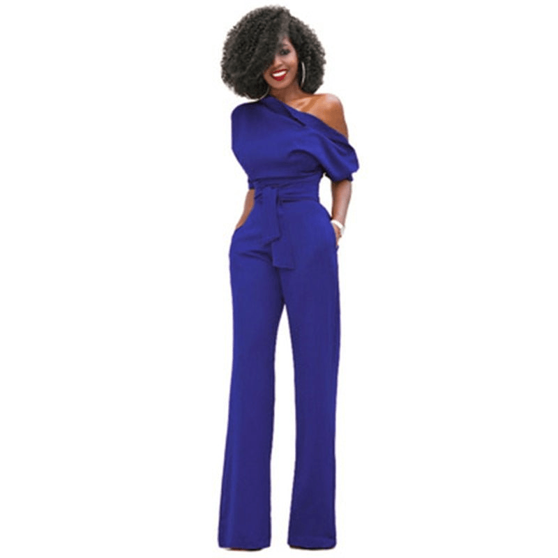 Levoire | Combinaison femme ensemble taille ajustable Bleu