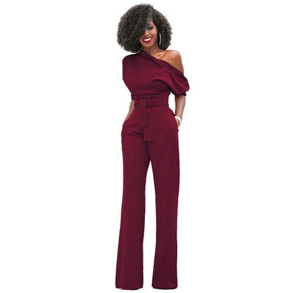 Levoire | Combinaison femme ensemble taille ajustable Rouge vin