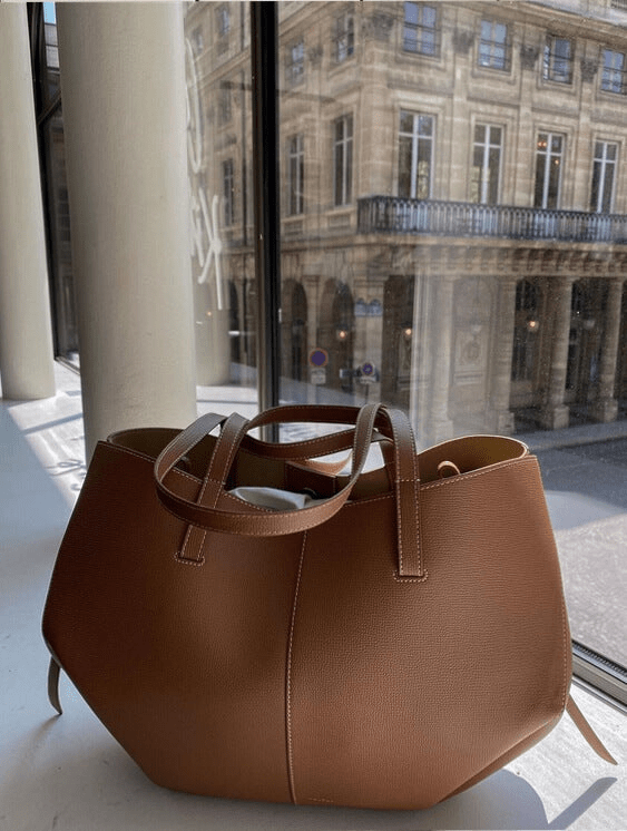 Levoire | Sac fourre-tout de luxe élégant et pratique pour dames Braun