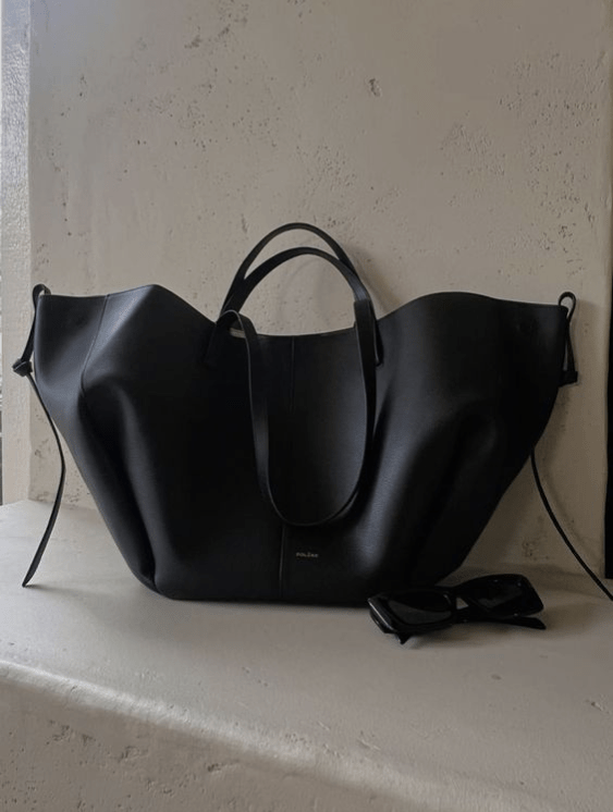 Levoire | Sac fourre-tout de luxe élégant et pratique pour dames Noir