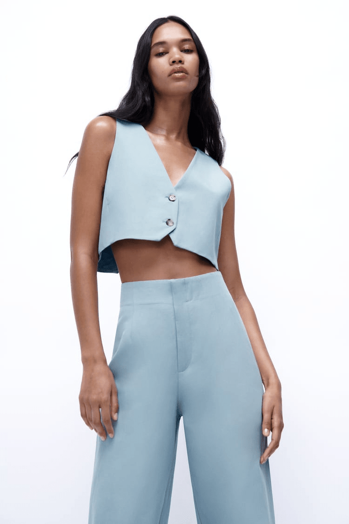 Levoire | Ensemble short gilet coupe ample