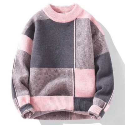 Levoire | Pull Tricot Chaud Homme Rosa