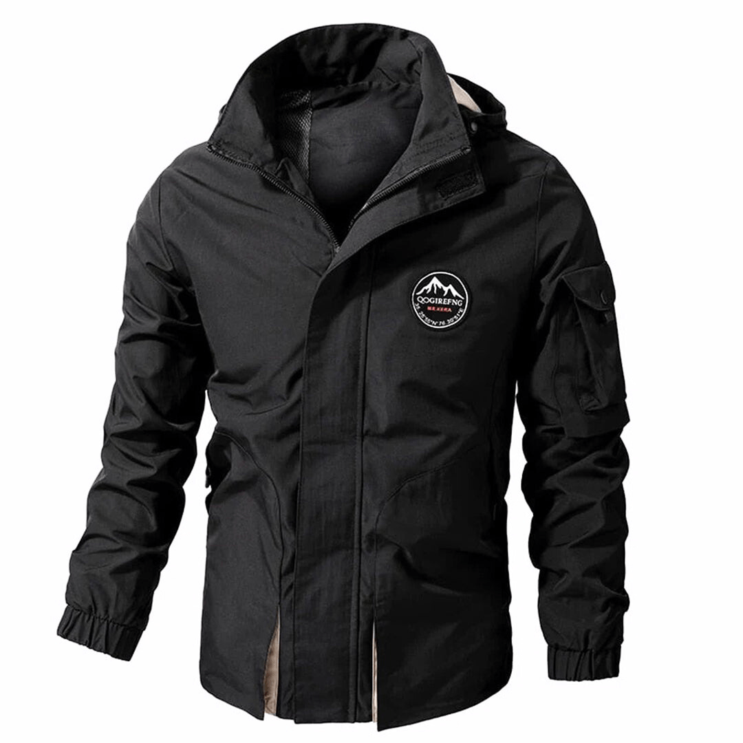 Levoire | Veste Bomber Capuche Homme Noir