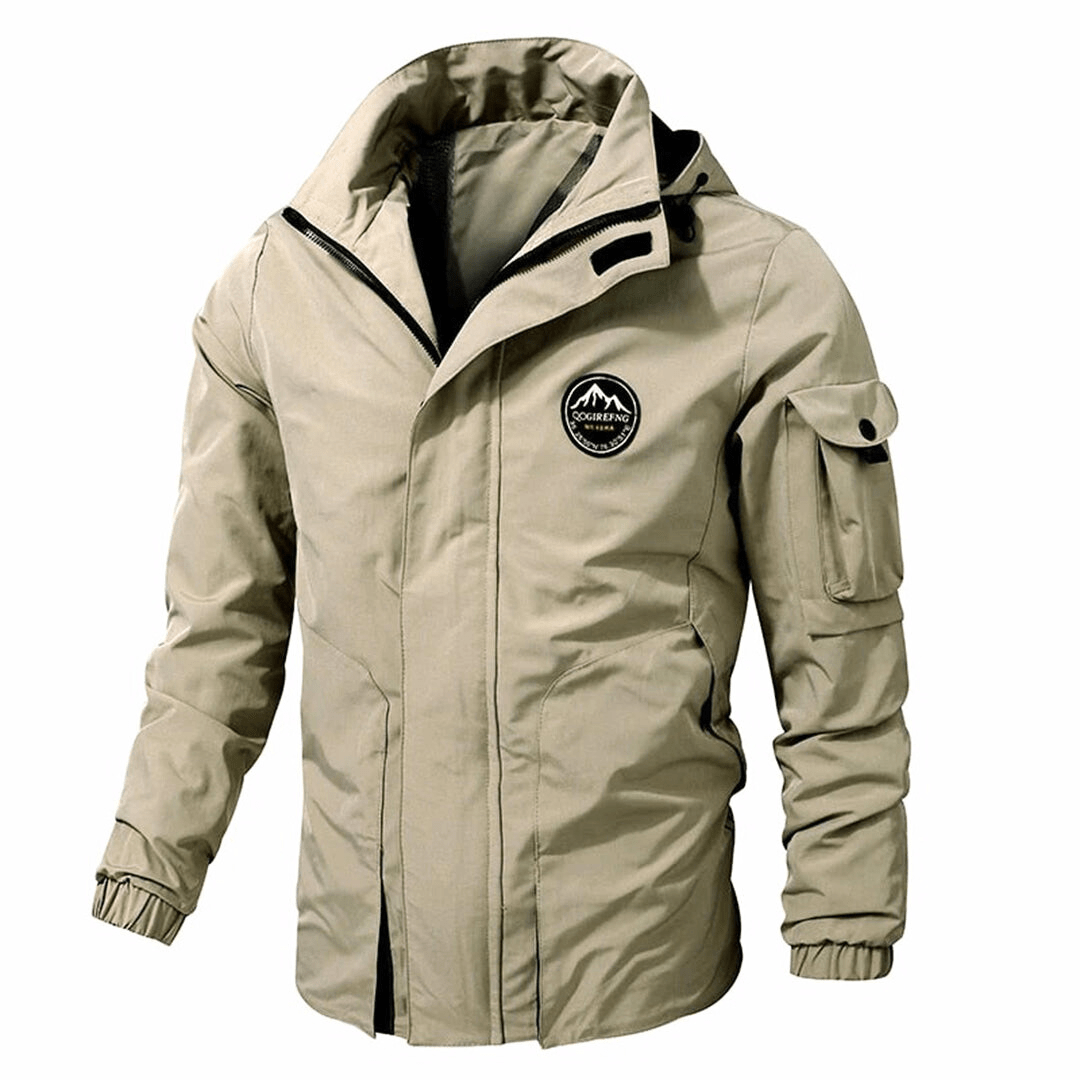 Levoire | Veste Bomber Capuche Homme Khaki