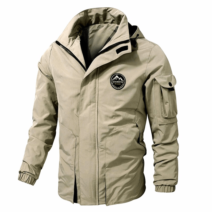 Levoire | Veste Bomber Capuche Homme Khaki
