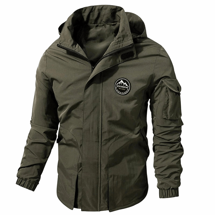Levoire | Veste Bomber Capuche Homme vert olive