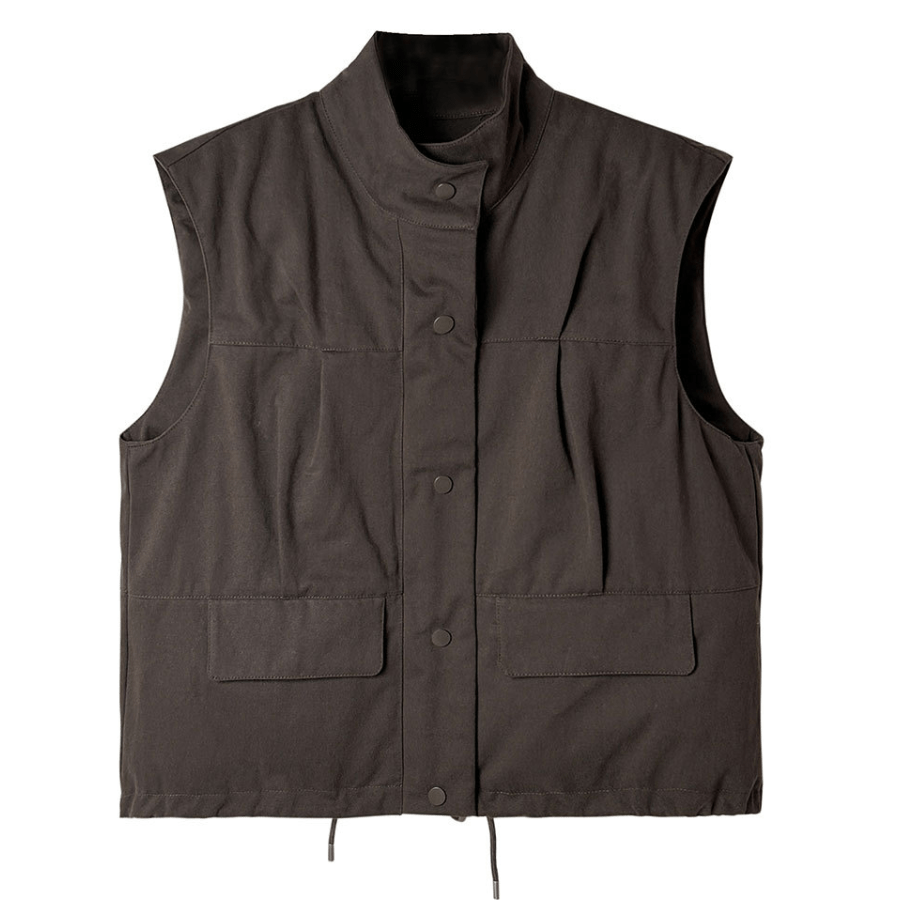 Levoire | Gilet doux sans manches femme Braun