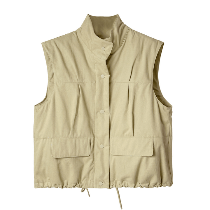 Levoire | Gilet doux sans manches femme Beige