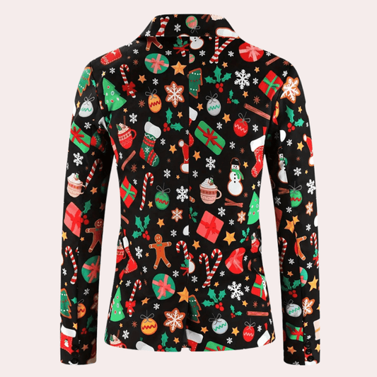 Levoire | Blazer Noël Imprimé Homme