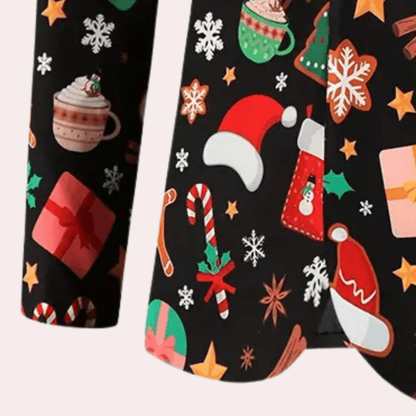 Levoire | Blazer Noël Imprimé Homme