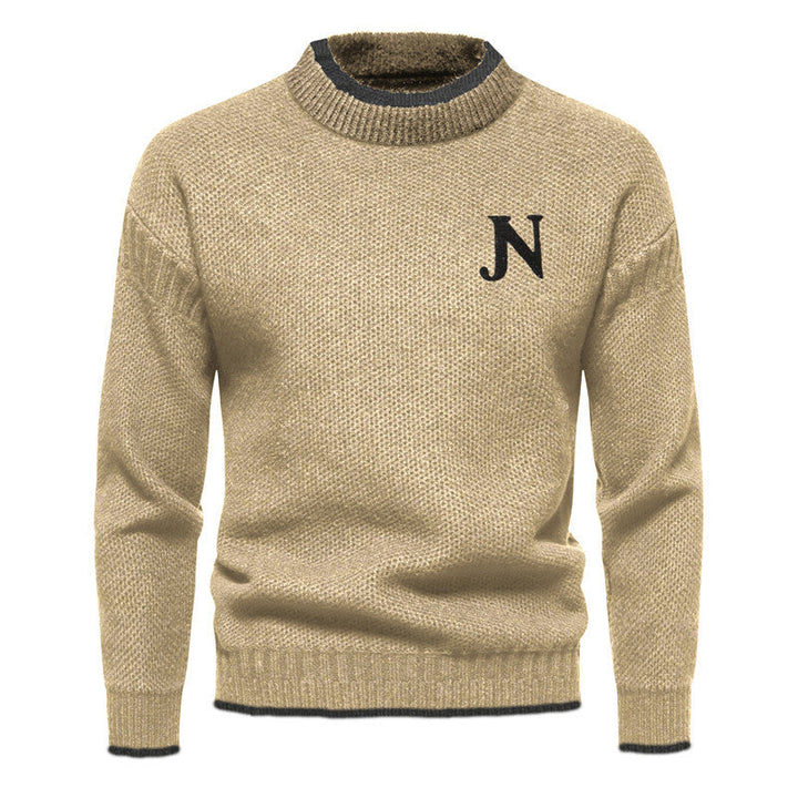 Levoire | Pull En Tricot Pour Hommes Beige