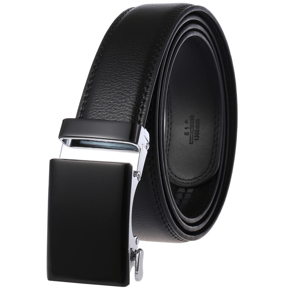 Levoire | Ceinture Boucle Automatique Homme Noir