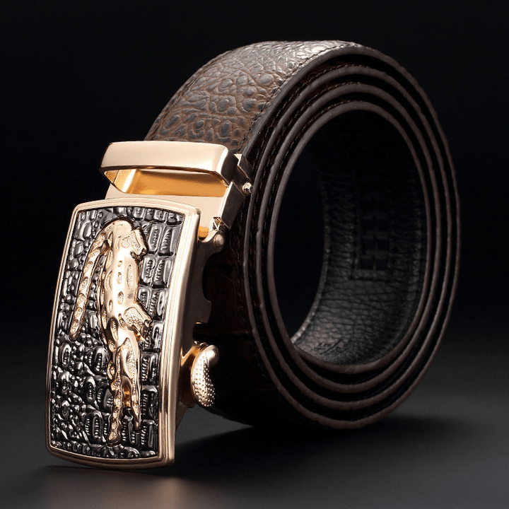 Levoire | Ceinture Homme Design Unique Brun foncé