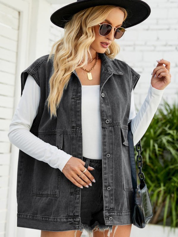 Levoire | Nouvelle veste en denim mode d'été tendance denim sans manches veste Must