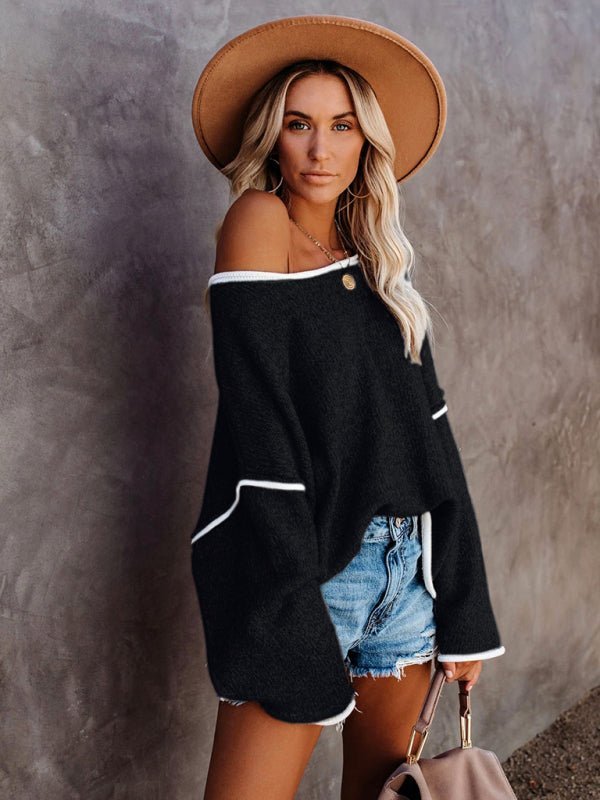 Levoire | Nouveau pull rond décontracté grande taille mode femme pull femme