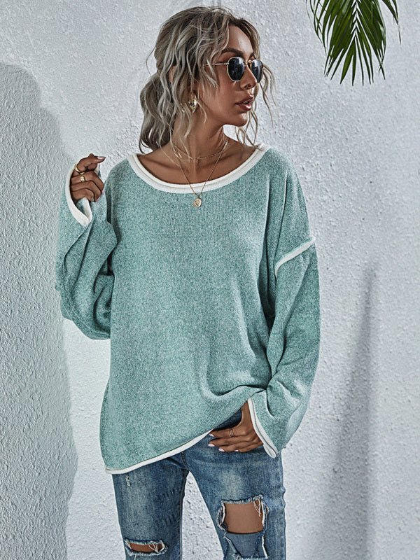 Levoire | Nouveau pull rond décontracté grande taille mode femme pull femme