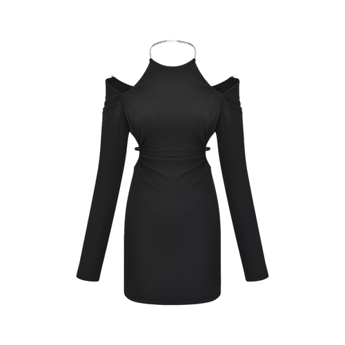 Levoire | Niveau Off Épaule Taille Coupé Robe Découpée