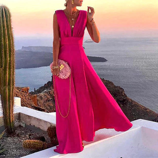 Levoire | Robe À Poches Pour Femmes rose pâle