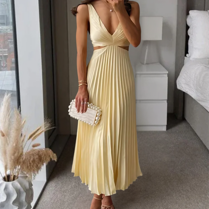 Levoire | Robe Maxi Élégante Pour Femme Jaune