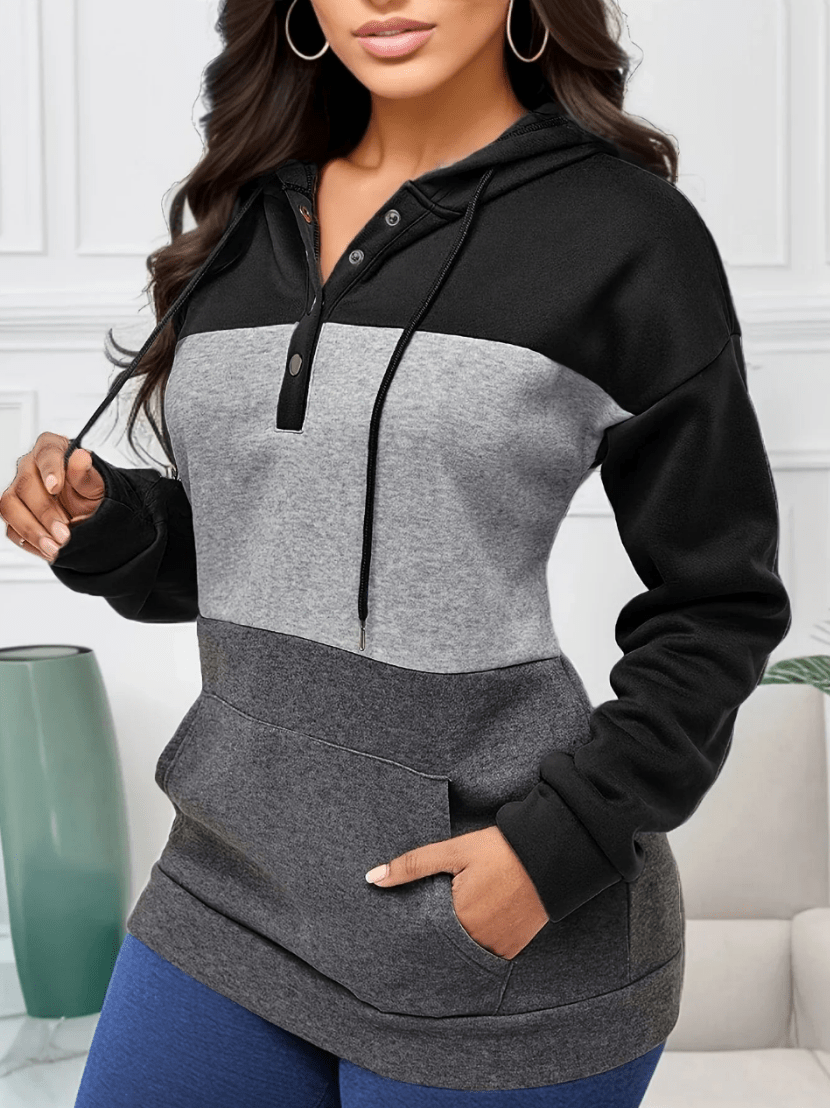Levoire | Veste Femme Blocs Couleurs Confort Stylée