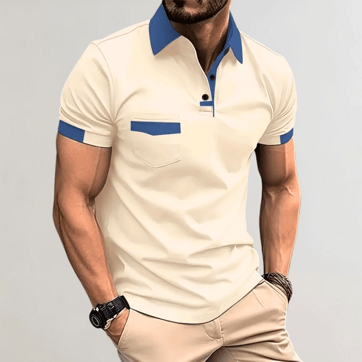 Levoire | Chemise Polo Tendance Homme Abricot