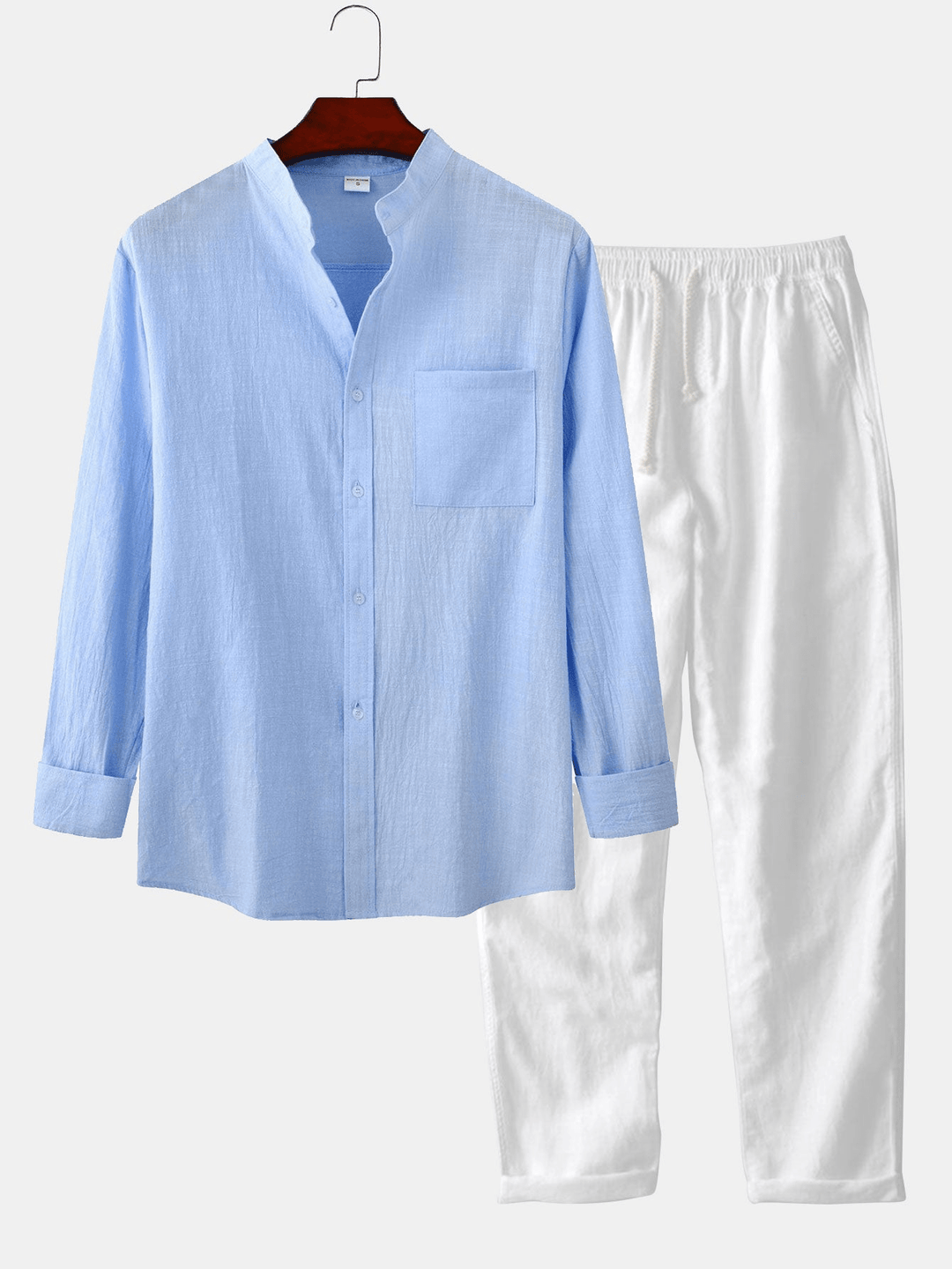 Levoire | Ensemble Chemise Pantalon Homme Bleu clair