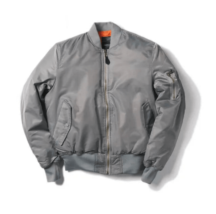 Levoire | Bomber jacket unisexe tendance Design classique & Confortable Gris