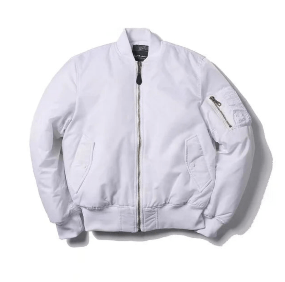 Levoire | Bomber jacket unisexe tendance Design classique & Confortable Blanc