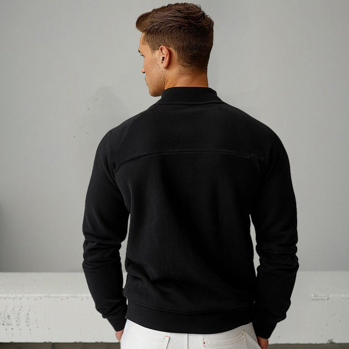 Levoire | Pull Confortable Avec Fermeture Éclair Quartiaire