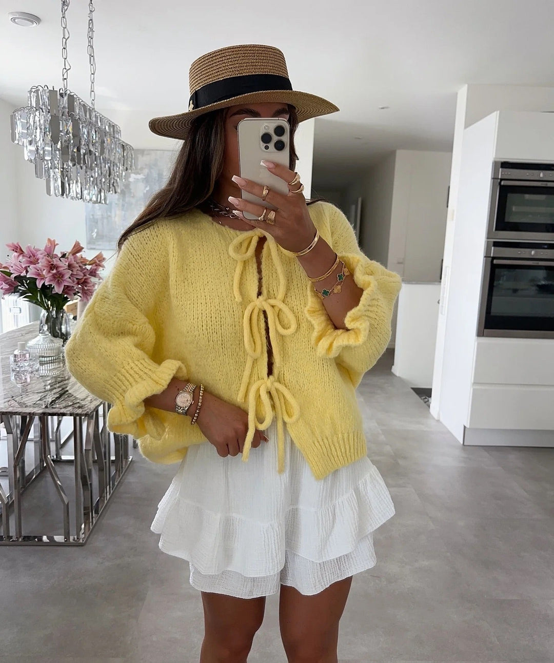 Levoire | Gilet Avec Boutons Et Fil Doux