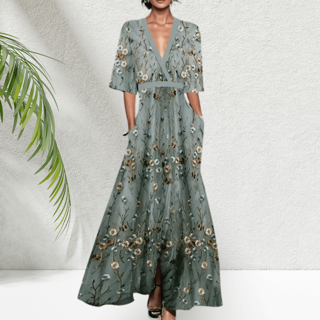 Levoire | Robe Femme Élégante Vert