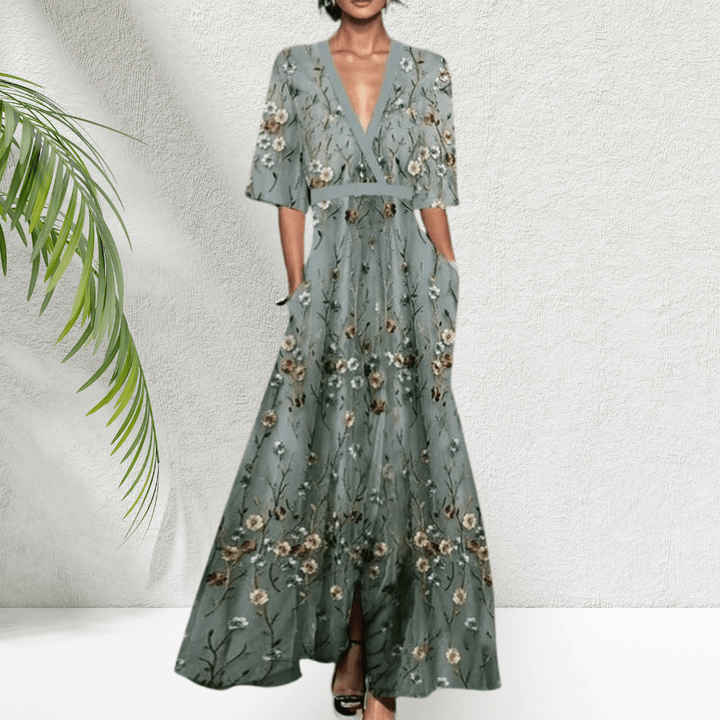 Levoire | Robe Femme Élégante Vert