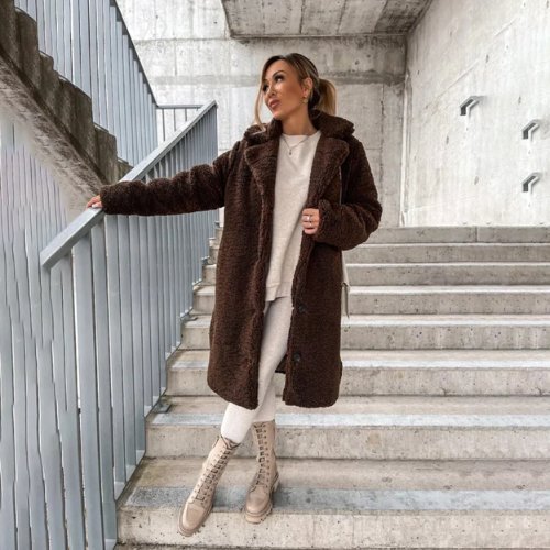 Levoire | Veste En Teddy Unique D'Automne