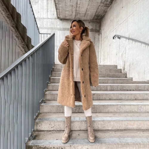 Levoire | Veste En Teddy Unique D'Automne