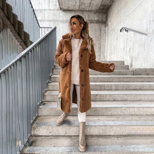 Levoire | Veste En Teddy Unique D'Automne