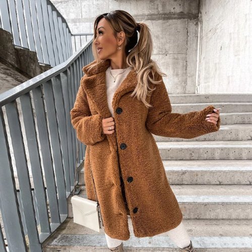 Levoire | Veste En Teddy Unique D'Automne