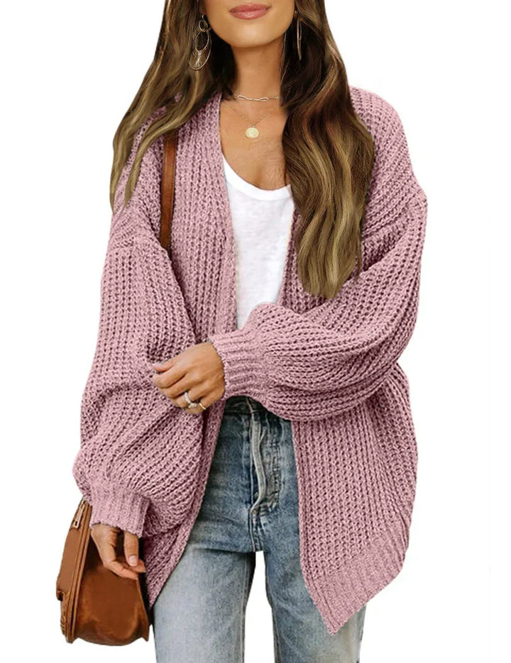 Levoire | Coupe Décontractée Cardigan En Tricot Pour Femmes Rosa
